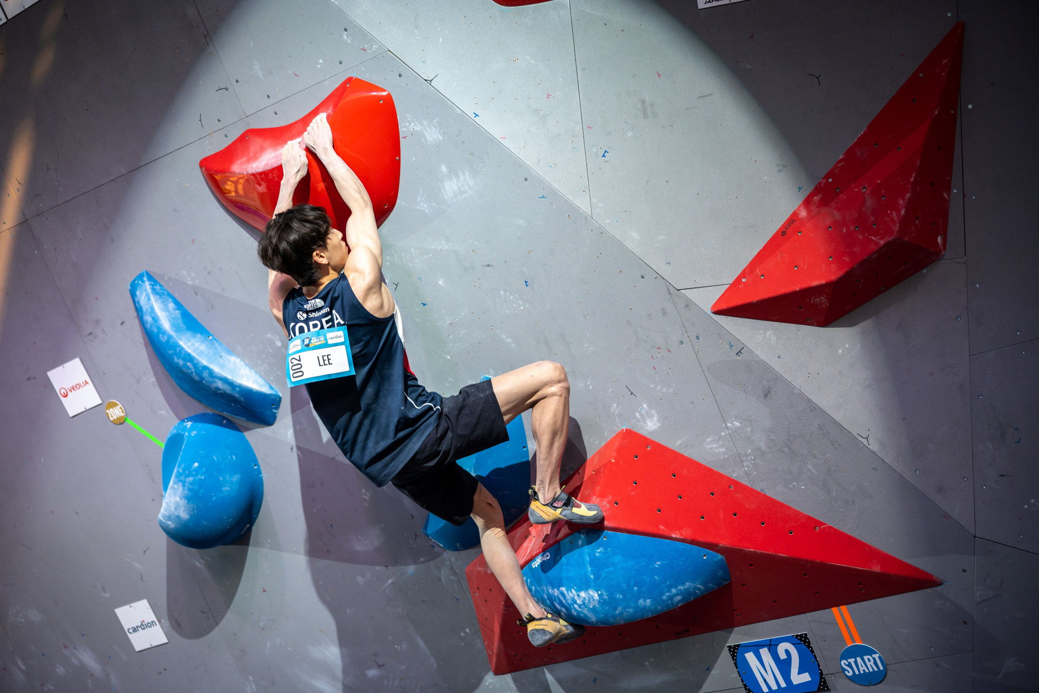 Lee Do-hyun won his first IFSC World Cup medal in Prague ©IFSC
