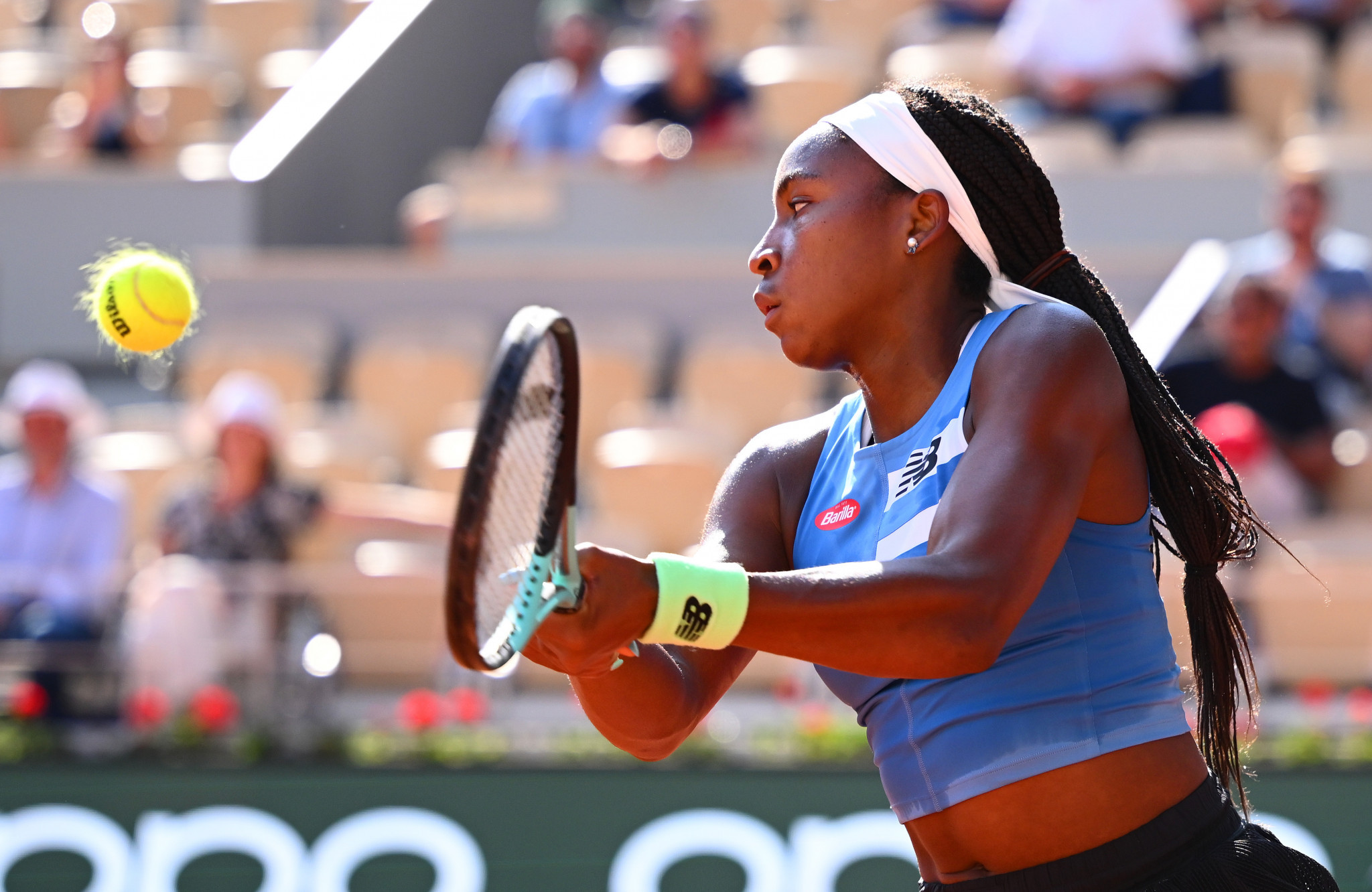 Coco Gauff will face Iga Świątek in a repeat of last year's French Open women's singles final in the last eight of this year's Roland Garros ©Getty Images