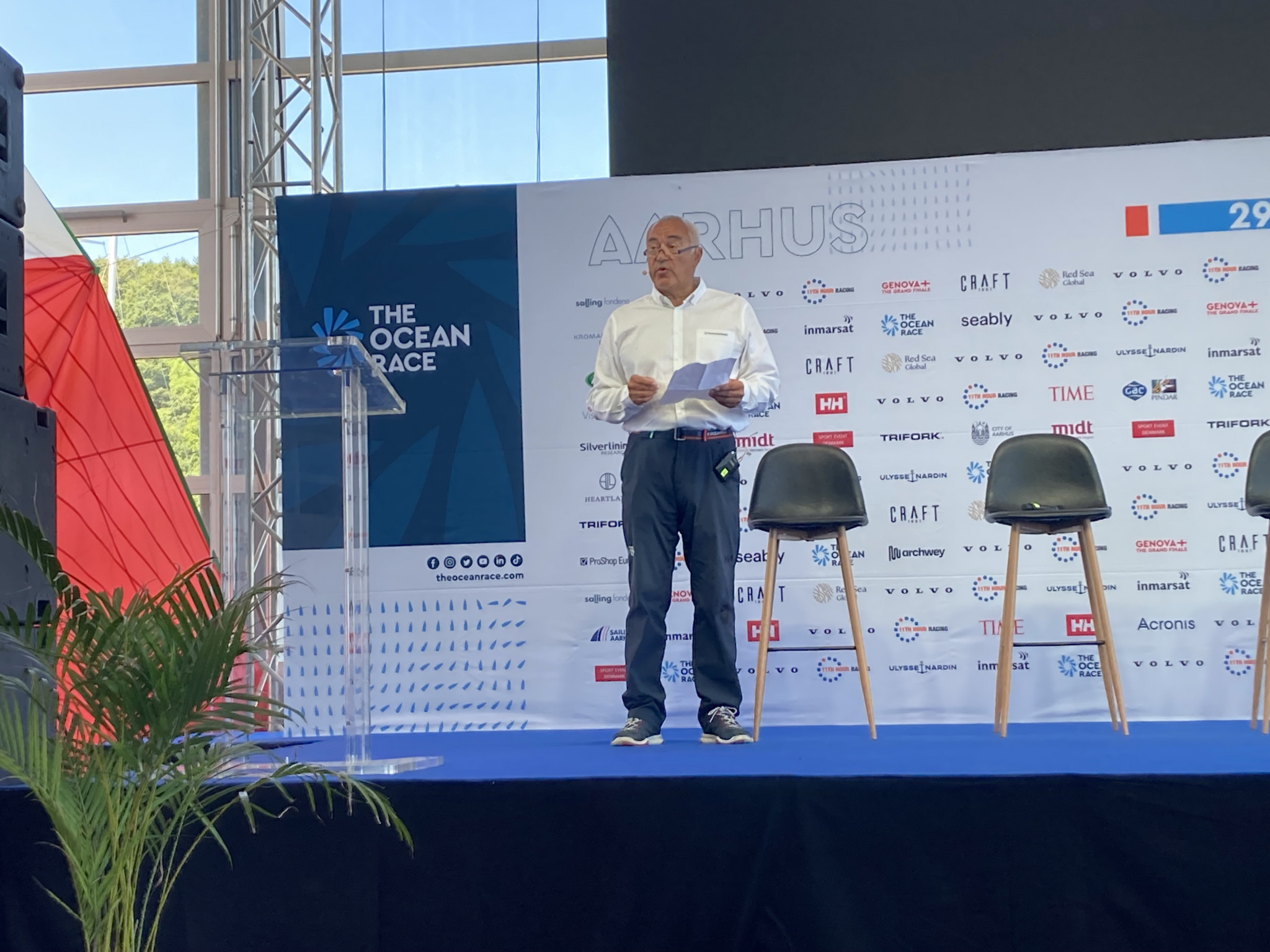 Phil Lawrence, race director for The Ocean Race, said he had been informed that the French Sailing Federation was looking to investigate the matter ©ITG