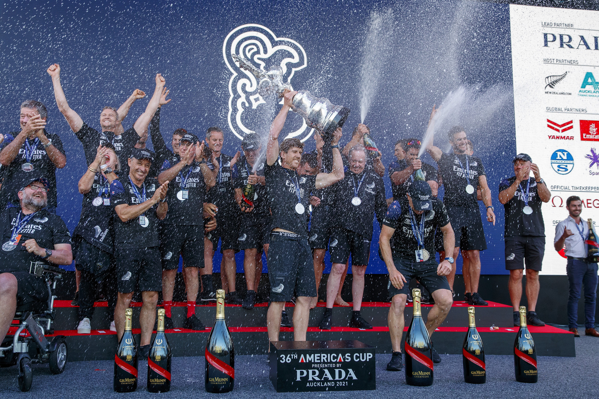 The America's Cup remains an event largely dominated by men with Team New Zealand winning the 2021 edition ©ITG
