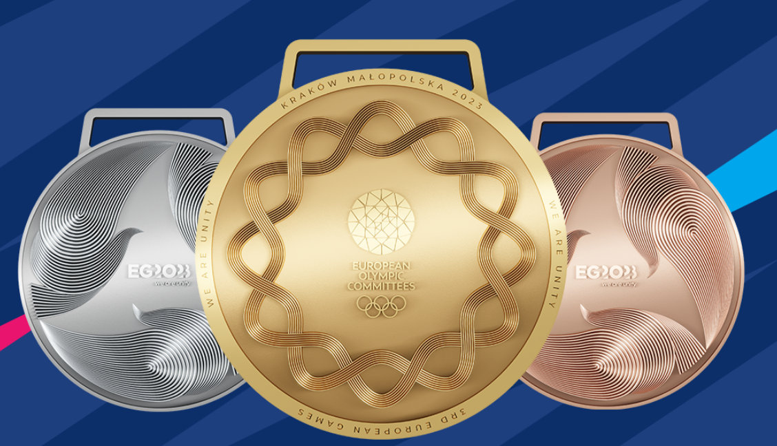 The medals for the Kraków-Małopolska 2023 European Games have been unveiled ©Krakow 2023