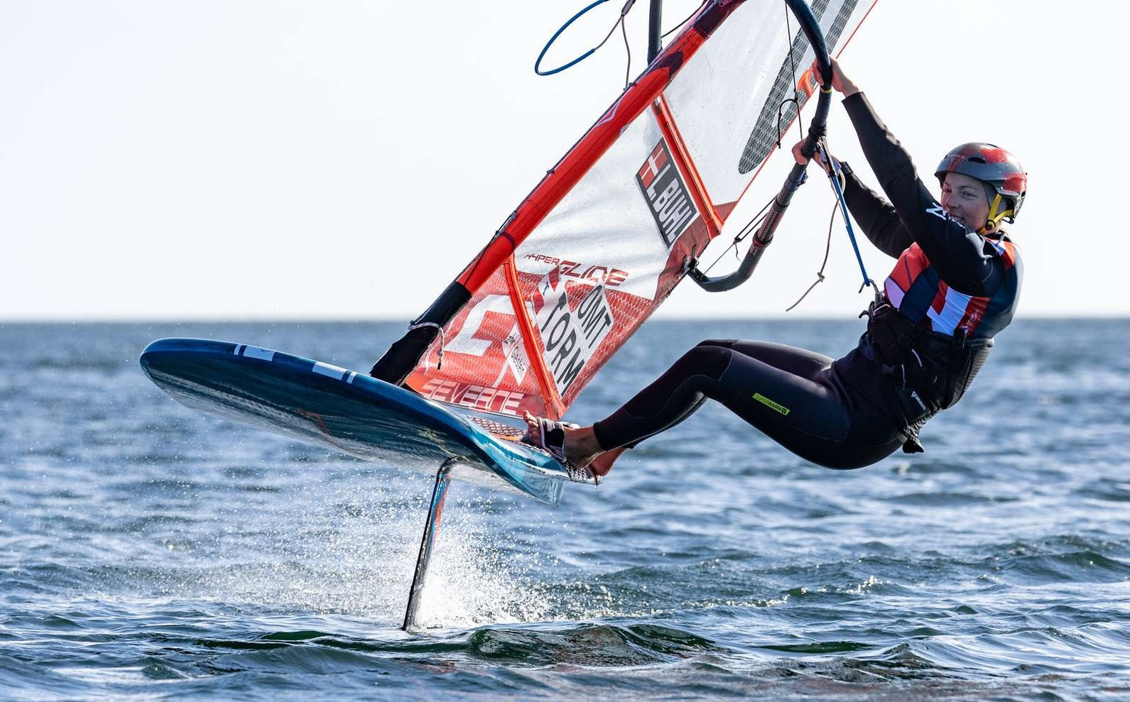 Two-time Olympian Lærke Buhl-Hansen has switched from RS:X to IQFoil as she bids to qualify for Paris 2024 ©Danish Sailing Association