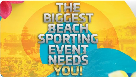 The volunteer programme has launched for the second edition of the World Beach Games in Bali ©ANOC