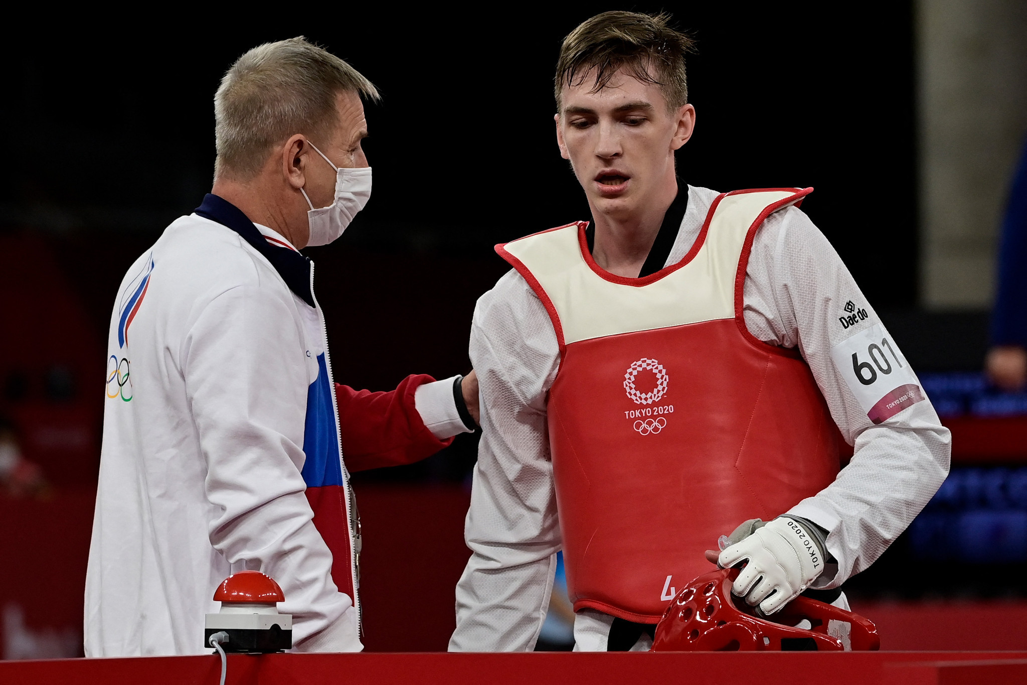 Maxim Khramtsov, pictured right, and Vladislav Larin are said to have operated outside the jurisdiction of the World Championships ©Getty Images