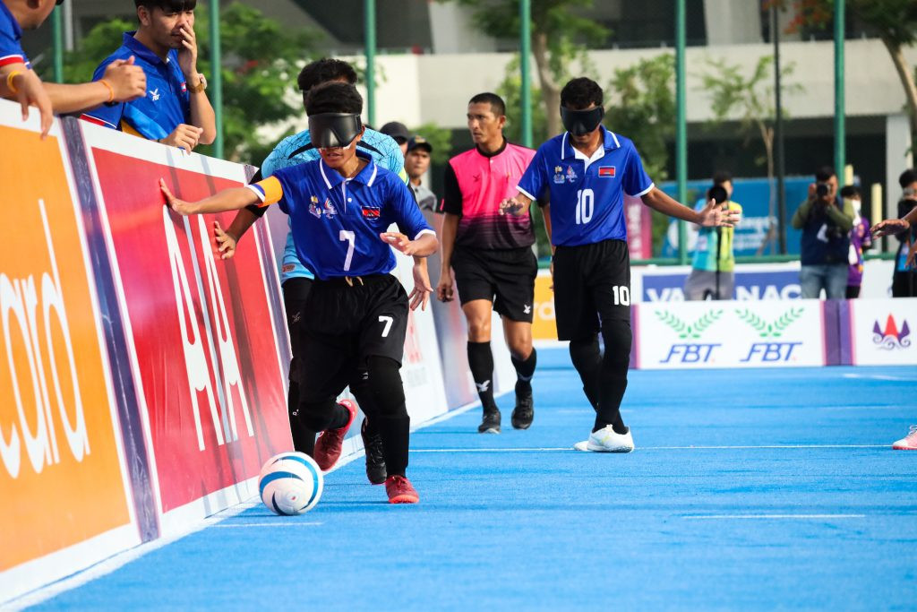 Blind football was one of the sports to reach its conclusion in Cambodia ©ASPF