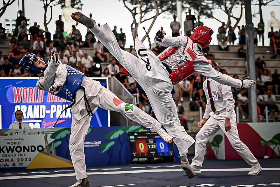 British double and Rashitov gold on first day of World Taekwondo Grand Prix in Rome