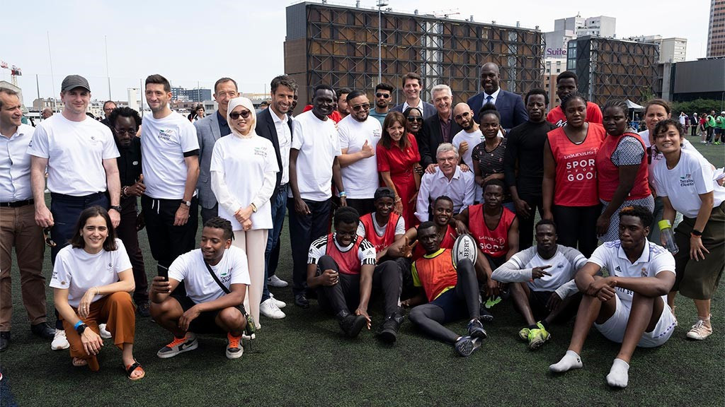 The ORF Board have announced its plans to "build a strong connection" with the Olympic Refugee Team and displaced communities in the Île-de-France region in the build-up to Paris 2024 ©IOC