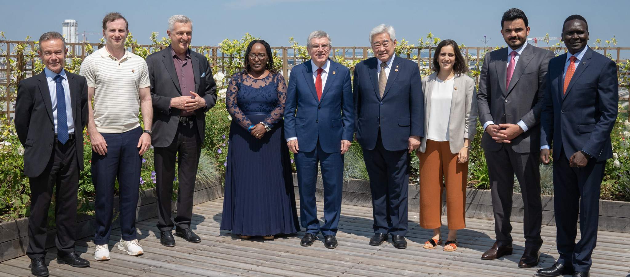 The ORF Board also announced seven new Refugee Athlete Scholarship-holders at its meeting at Paris 2024 Organising Committee headquarters ©IOC