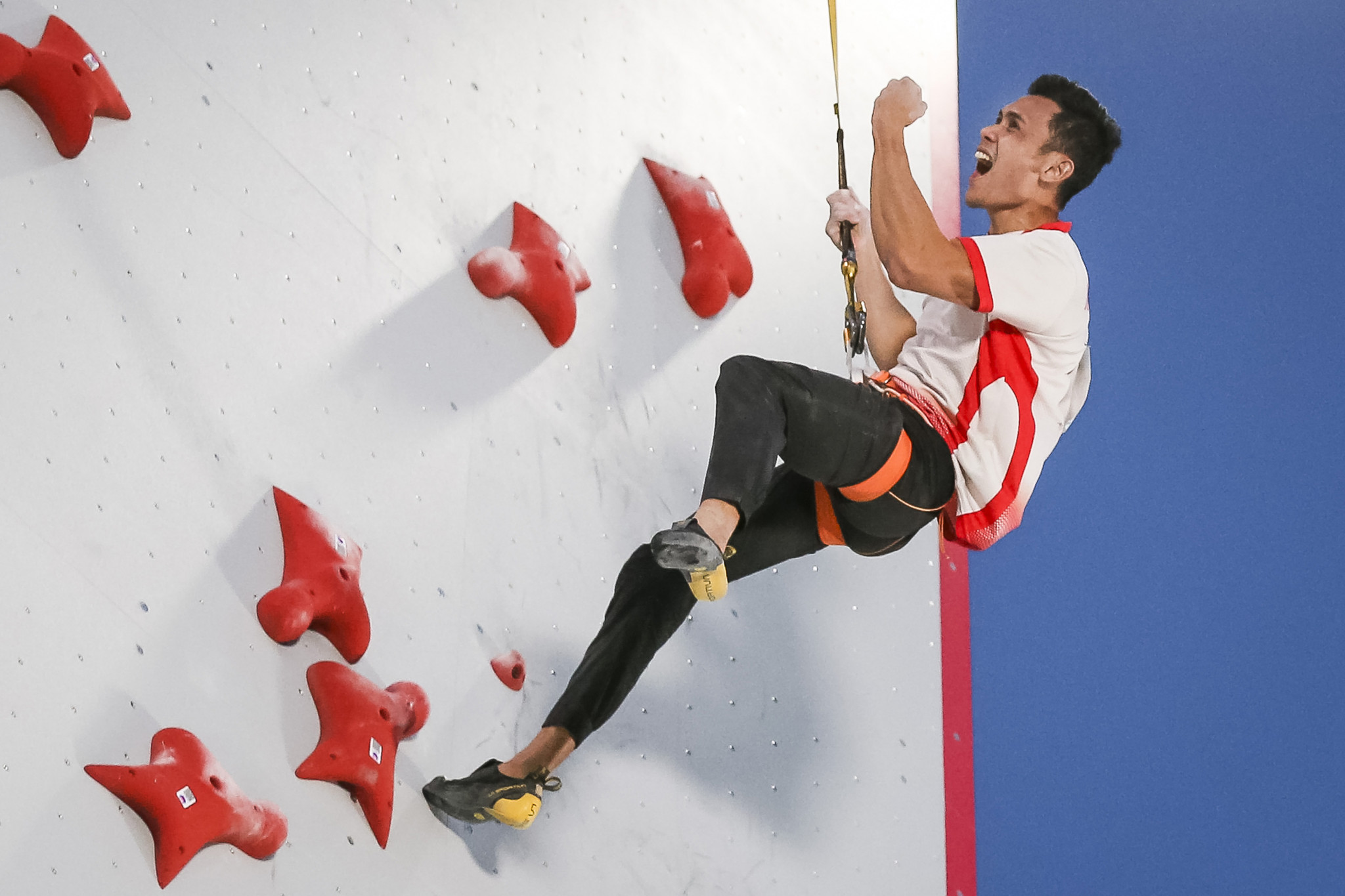 Indonesian sport climber Veddriq Leonardo has been named IWGA Athlete of the Month for May ©Getty Images