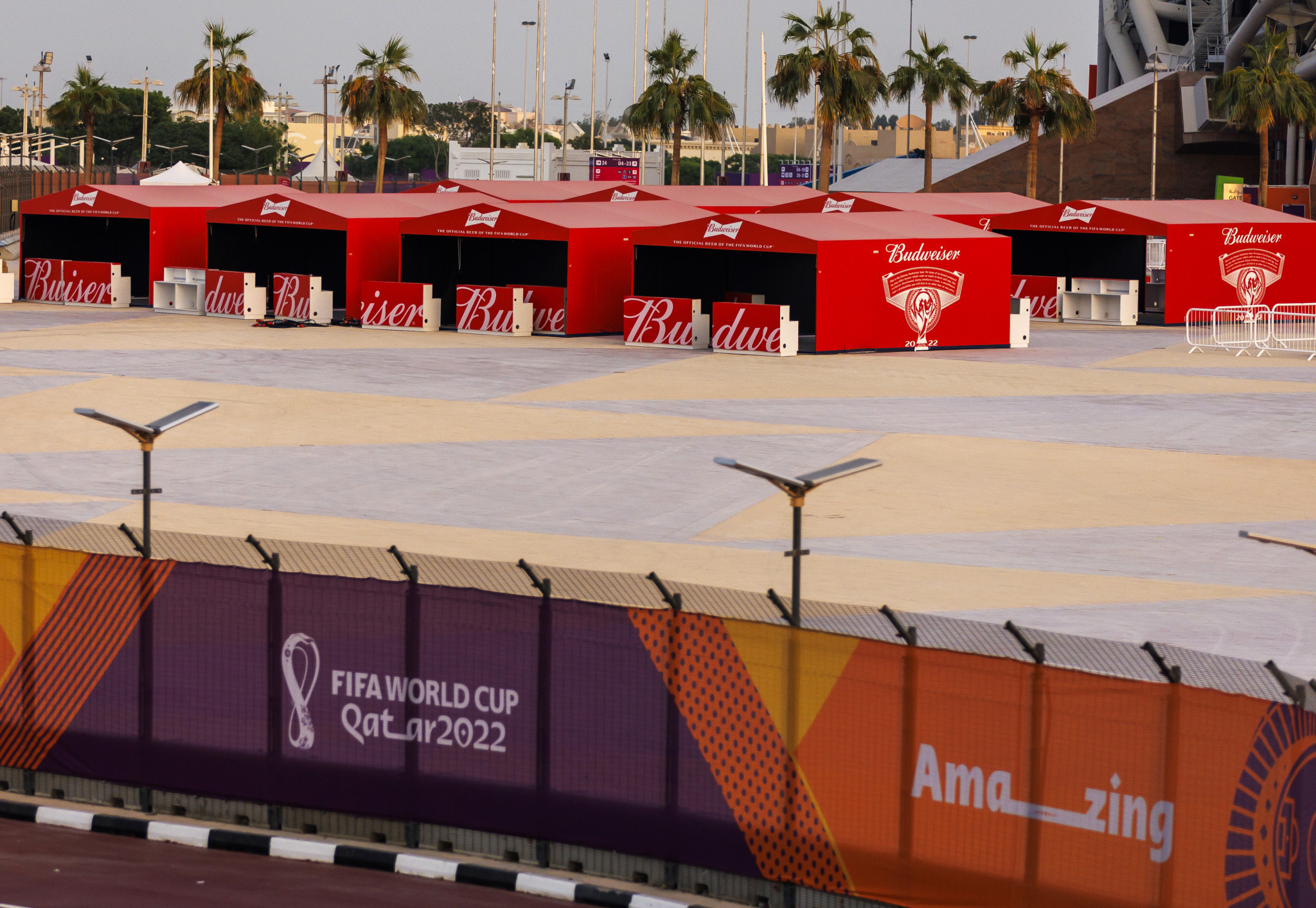 Organisers in Qatar did a U-turn on beer sales inside stadiums two days before the tournament began ©Getty Images