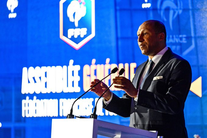 Philippe Diallo has been officially elected as the new President of the French Football Federation to replace Noël Le Graët having been standing in for him since January ©FFF 