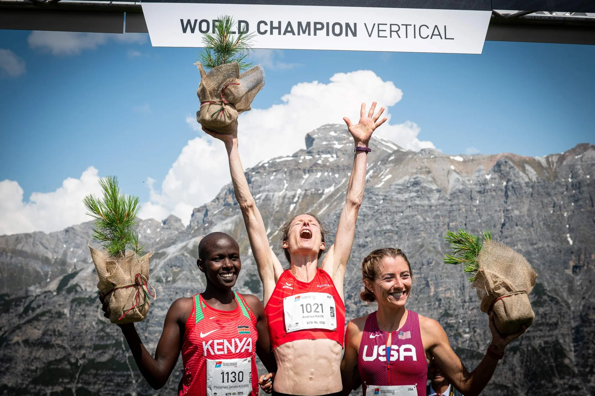 Mayr claims home win in women’s uphill at World Mountain and Trail Running Championships