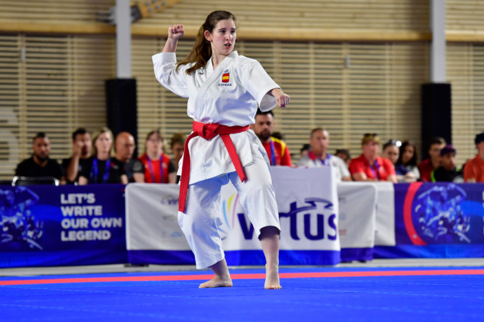 Lucia Rosado Sanchez was among the Spanish winners in the karate competition, held as part of the Virtus Global Games ©Virtus/Luc Percival