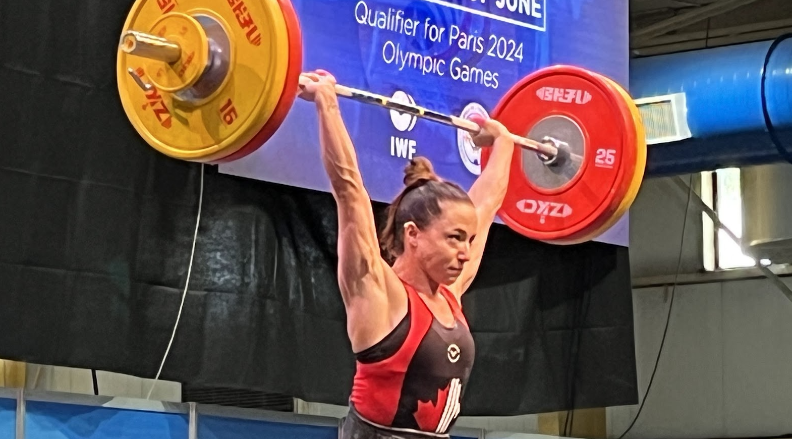 Canada's Josee Gallant, a late starter in weightlifting, made the podium for the second time in only her fourth international event ©ITG