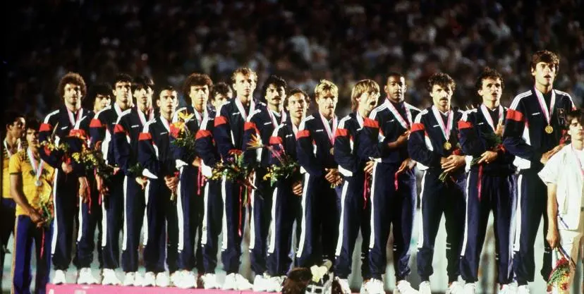 France's best performance in the Olympic football tournament was the gold medal at Los Angeles 1984 ©Getty Images