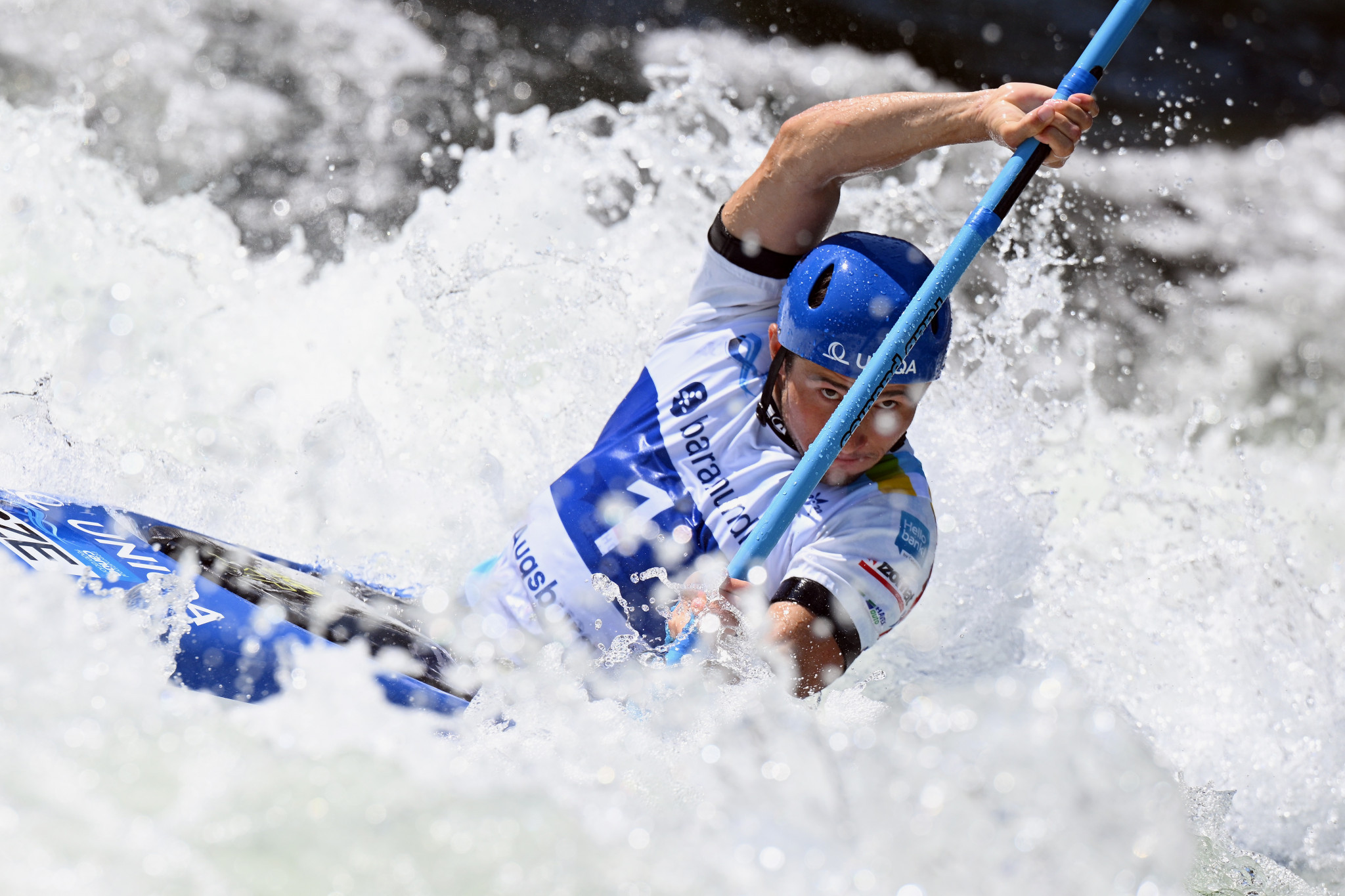  Czech star Jiří Prskavec delivered home success with victory in the men's K1 event ©Getty Images