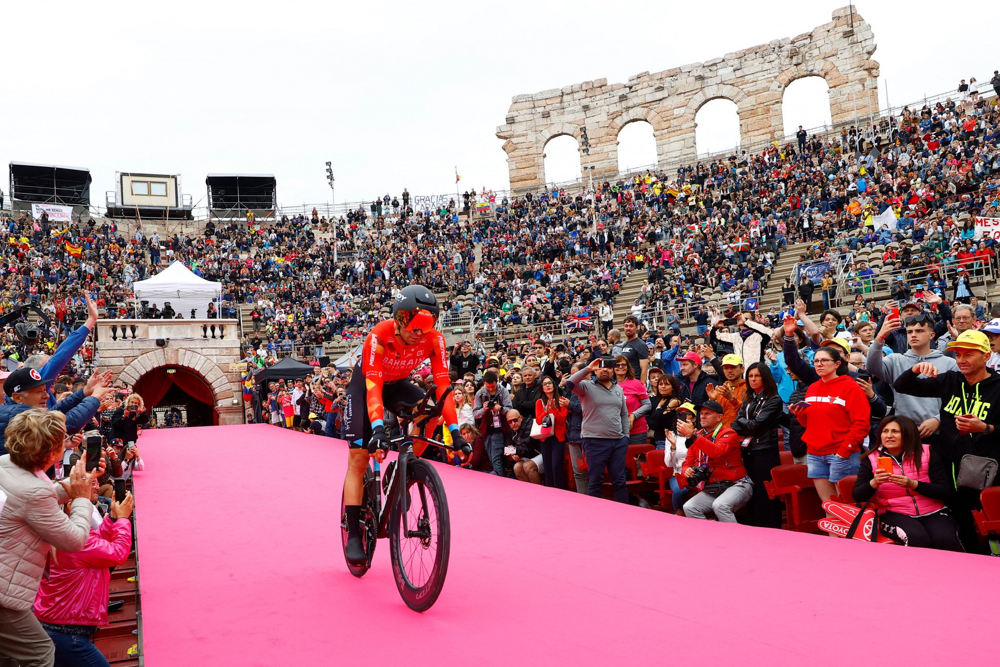 Accessibility is set to be improved at the Verona Arena in time for the Winter Olympics and Paralympic Closing Ceremony ©Getty Images