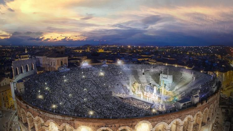 The Verona Arena is expected to have a capacity of 22,000 for the Closing Ceremonies of the 2026 Winter Olympic and Paralympic Games ©Milan Cortina 2026 