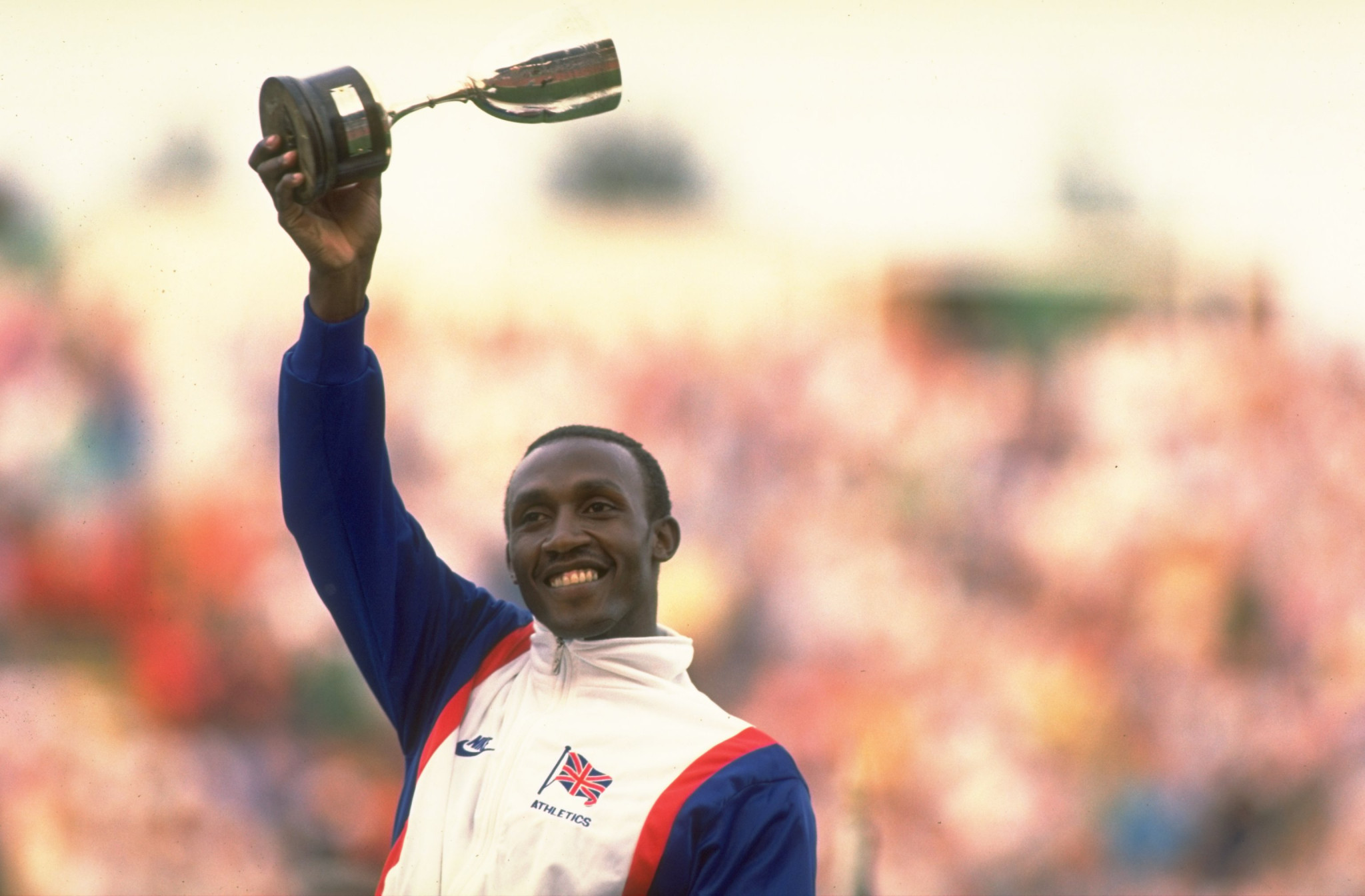 Winning the European Cup for the first time in 1989 on the home ground of Gateshead was a very big deal for British athletics, whose team was led by Linford Christie ©Getty Images