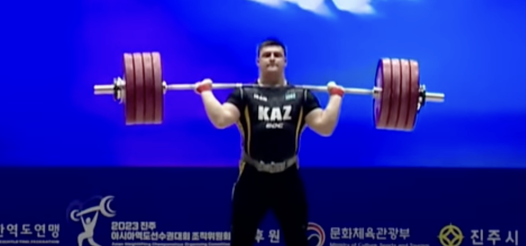 Artyom Antropov has been provisionally suspended after testing positive for SARMS-23 at last month's Asian Weightlifting Championships in Jinju ©Asian Weightlifting Federation