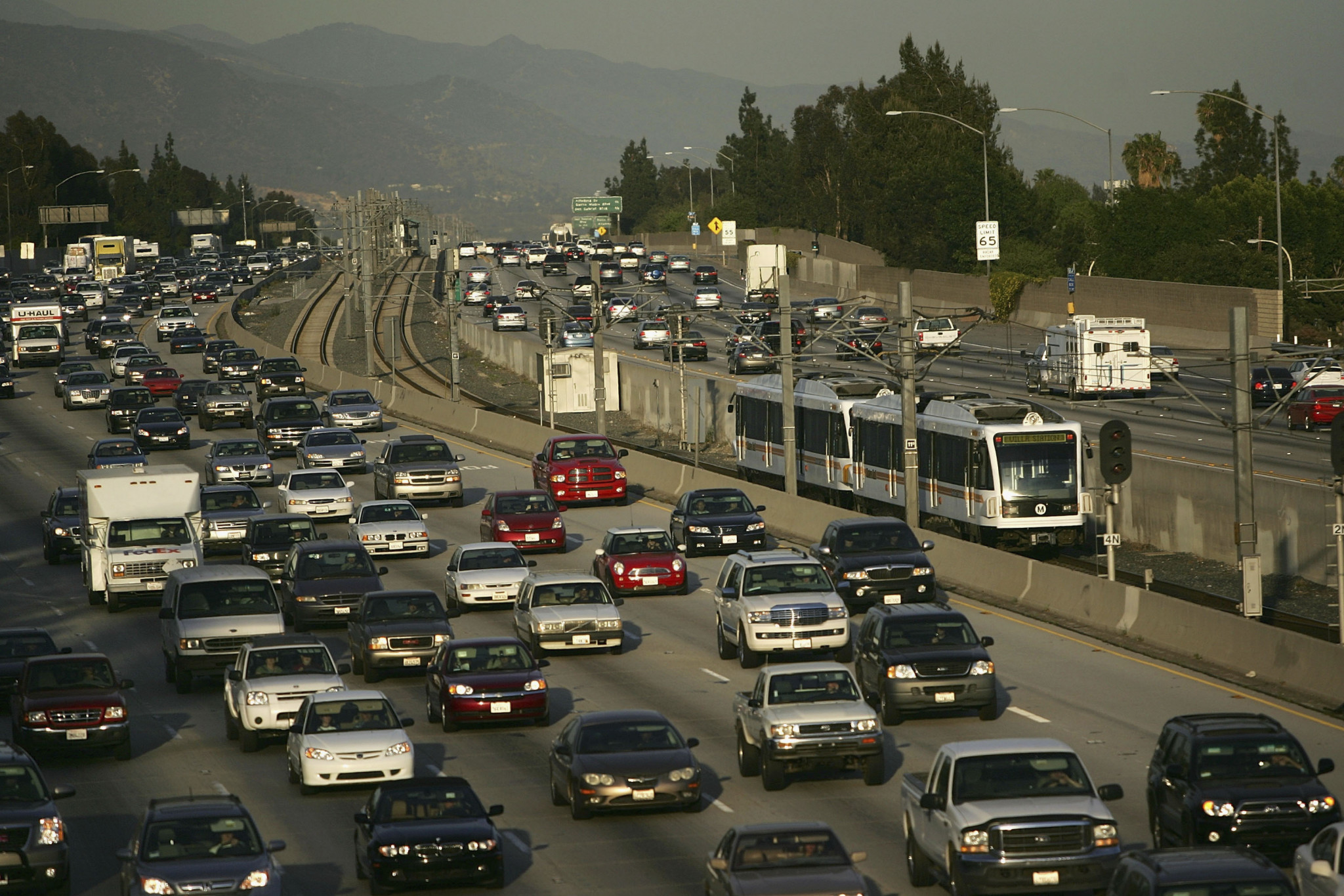 Public transport in Los Angeles is receiving huge investment prior to the 2028 Olympic and Paralympic Games in a bid to cope with a mass influx of visitors  ©Getty Images
