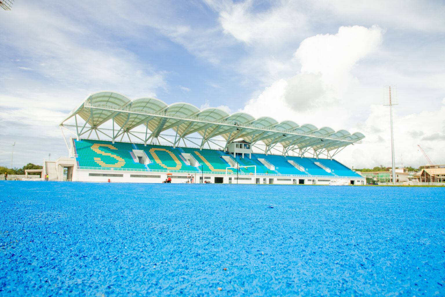 Completion of the stadium in Honiara is expected by August ©Sol2023