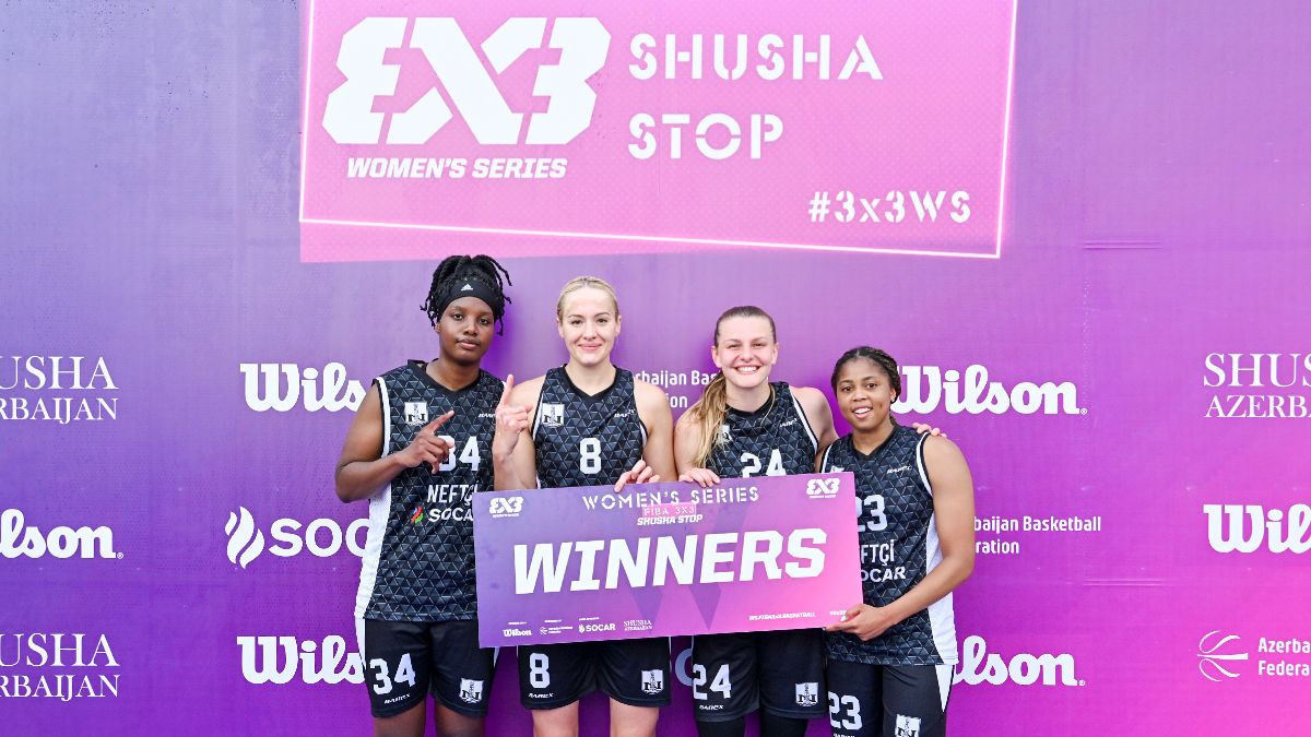 Neftchi first commercial side to win on FIBA 3x3 Women's Series in Shusha
