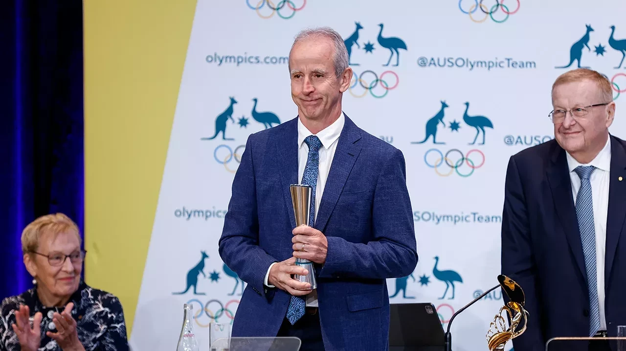 David Hughes, centre, has served as Australia's medical director at Rio 2016 and Tokyo 2020 ©AOC