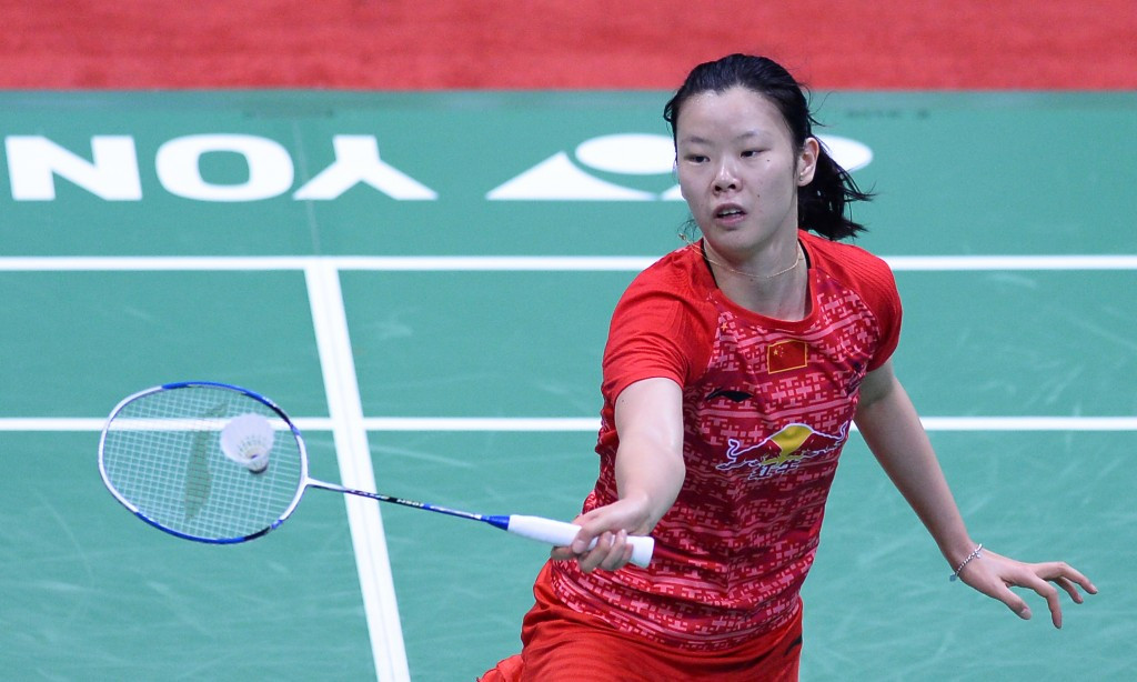 Reigning Olympic champion Li Xuerui of China crashed out of the Malaysia Open ©Getty Images