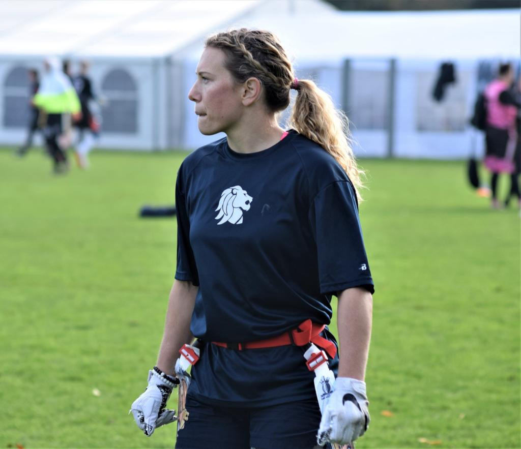 Phoebe Schecter states that ensuring the comfort and protection of women in sport is vital to promoting inclusion ©IFAF