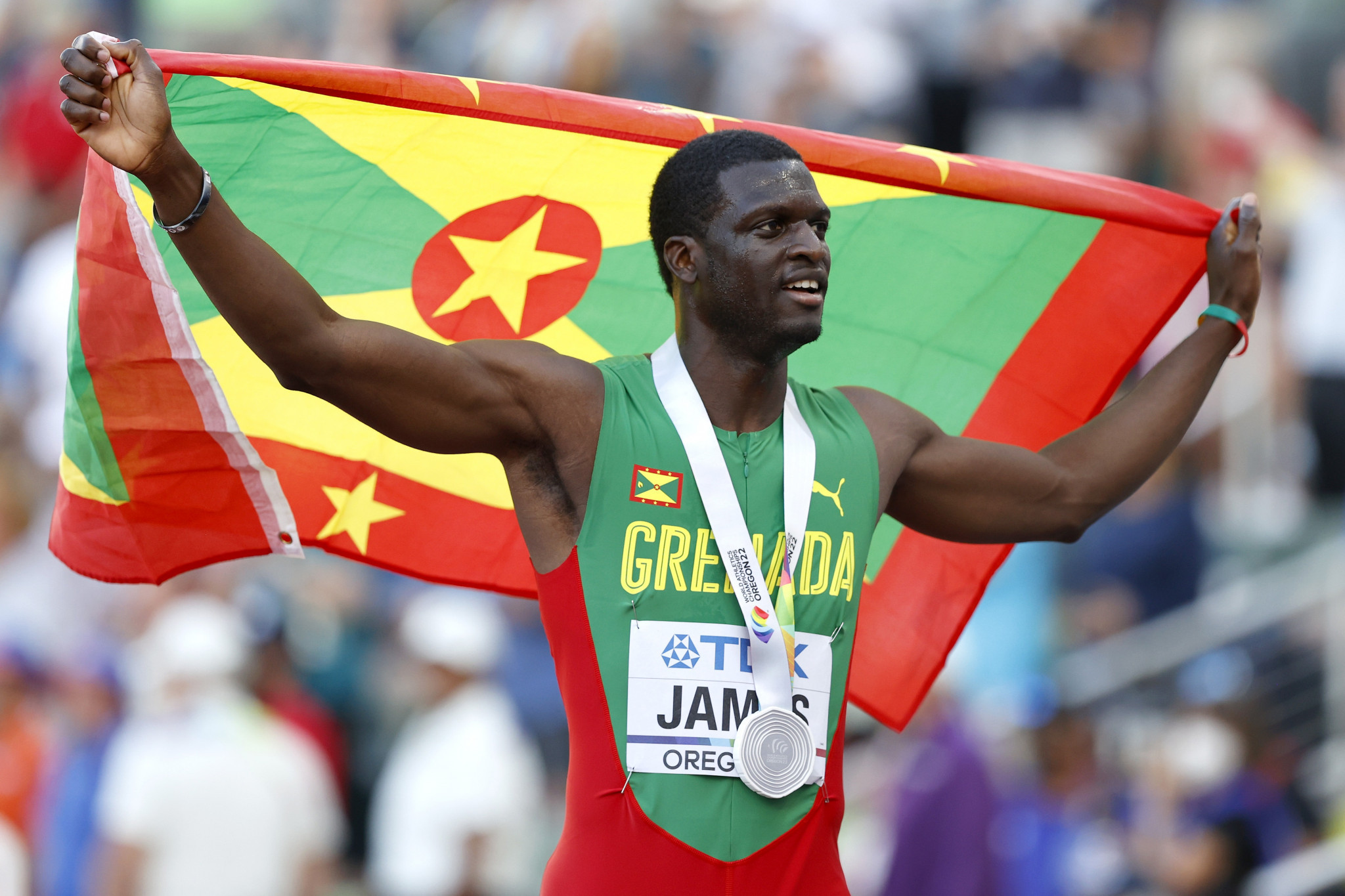 Grenada’s Kirani James won world and Olympic gold under the tutelage of Harvey Glance ©Getty Images
