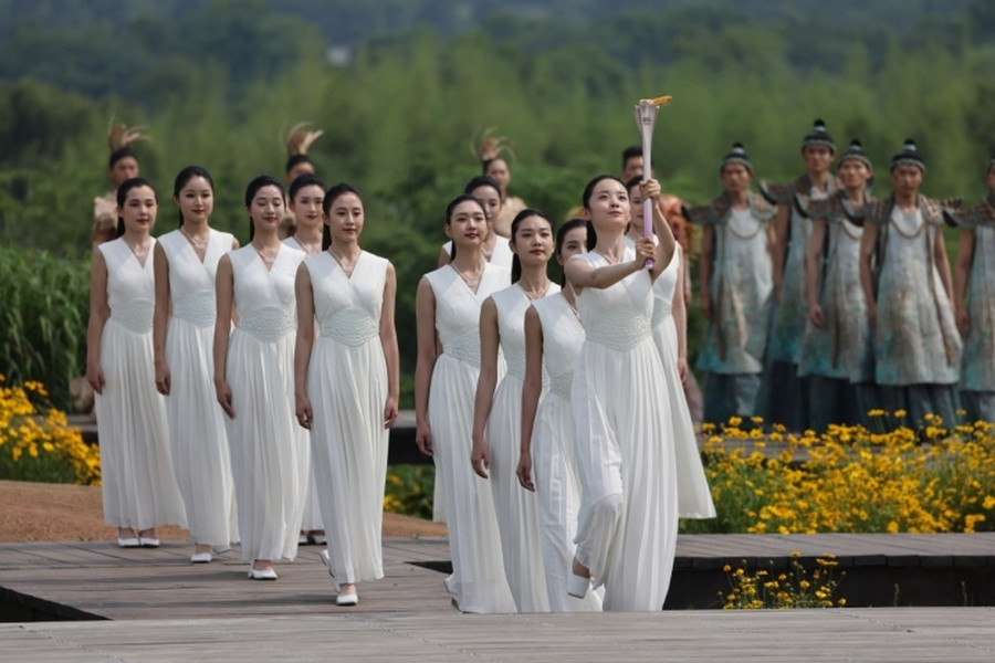 The ceremony came with 100 days to go before the Games in Hangzhou ©OCA