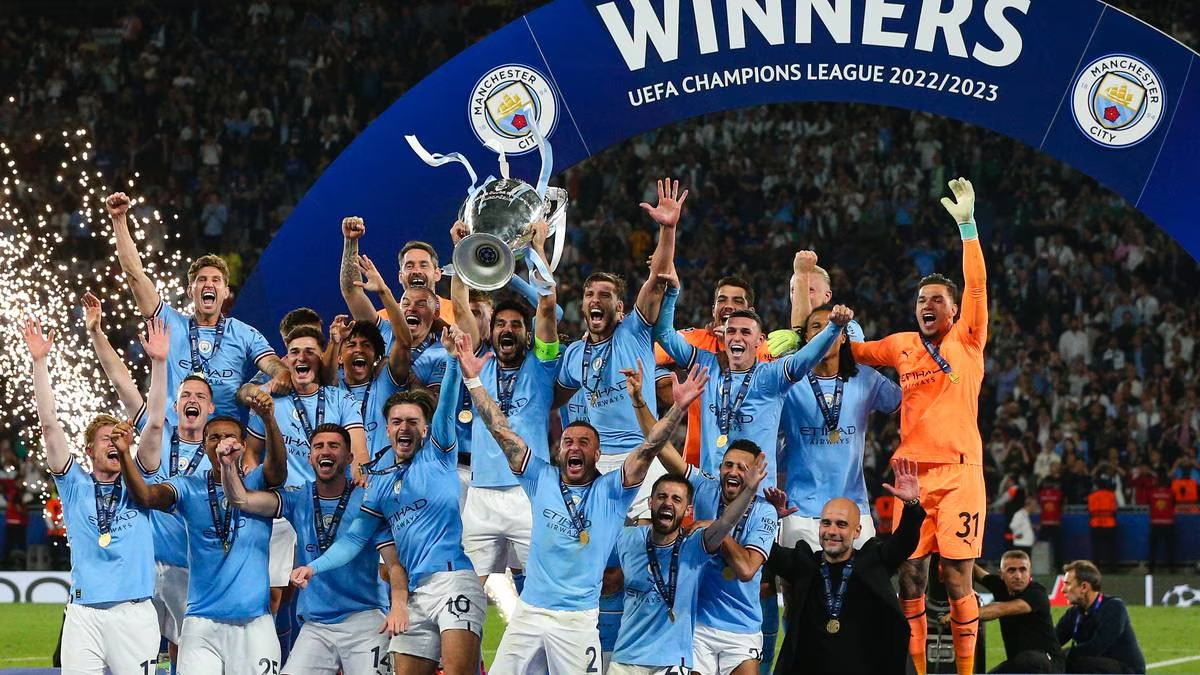 Manchester have risen from the English Third Division to European champions, mostly thanks to being bankrolled by the UAE ©Getty Images