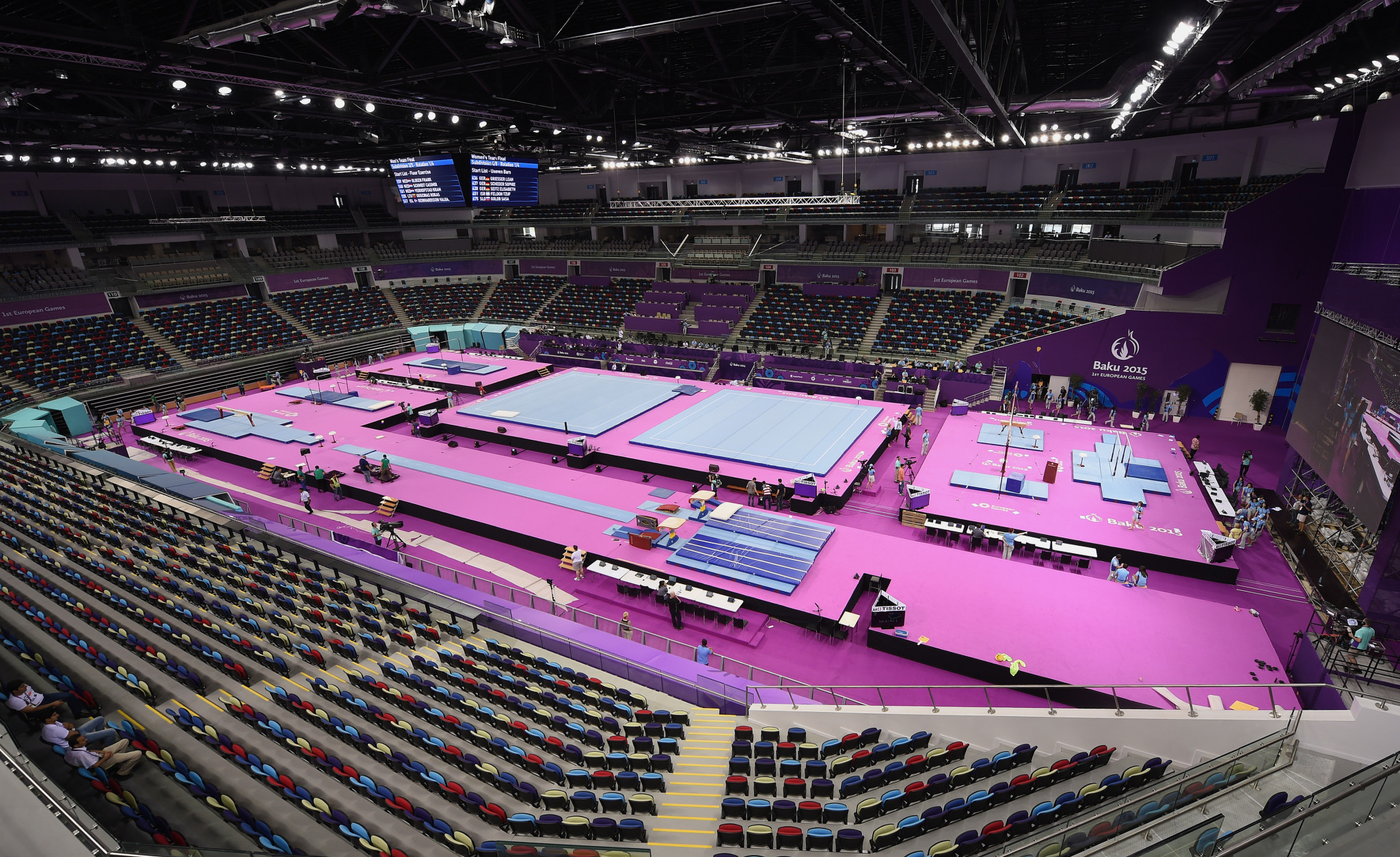 The National Gymnastics Arena has become known as a World Championship host ©Getty Images