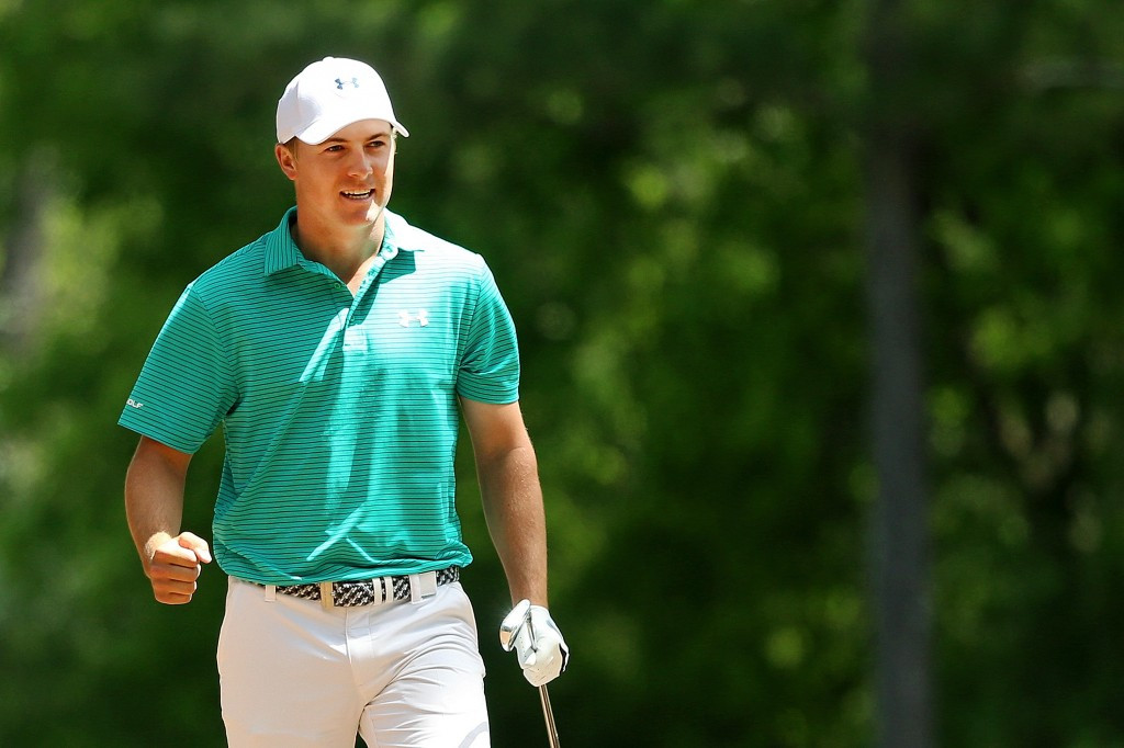 Jordan Spieth carded a brilliant six-under to lead after the first round ©Getty Images