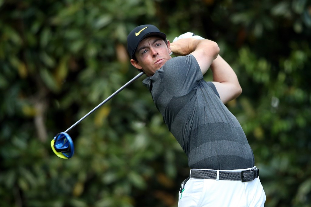 World number three Rory McIlroy bogeyed the last to finish on two-under-par 