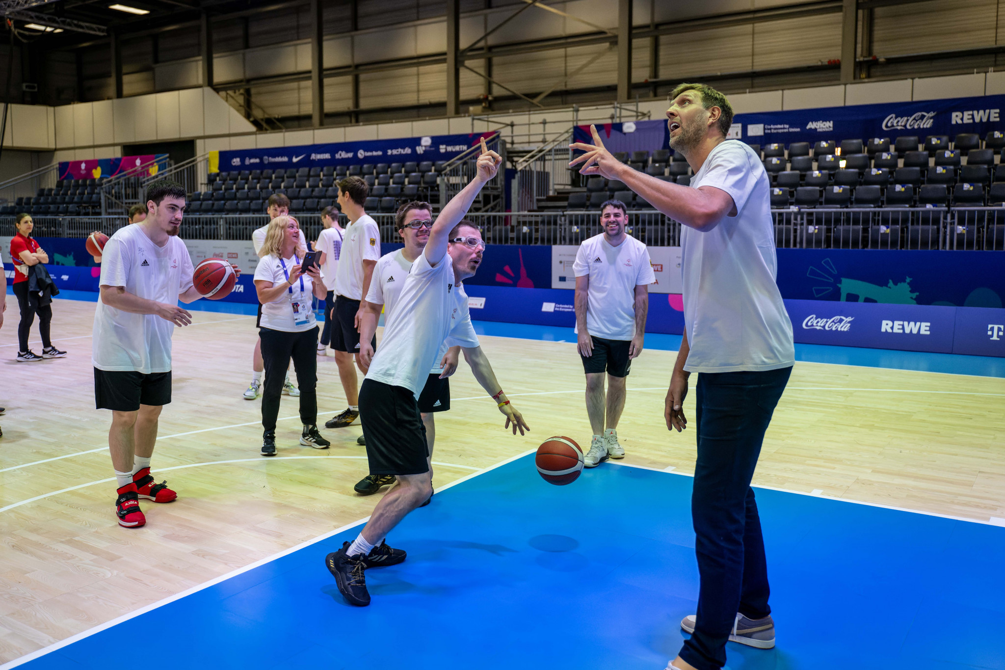 German basketball legend Nowitzki among guests at Special Olympics World Games in Berlin