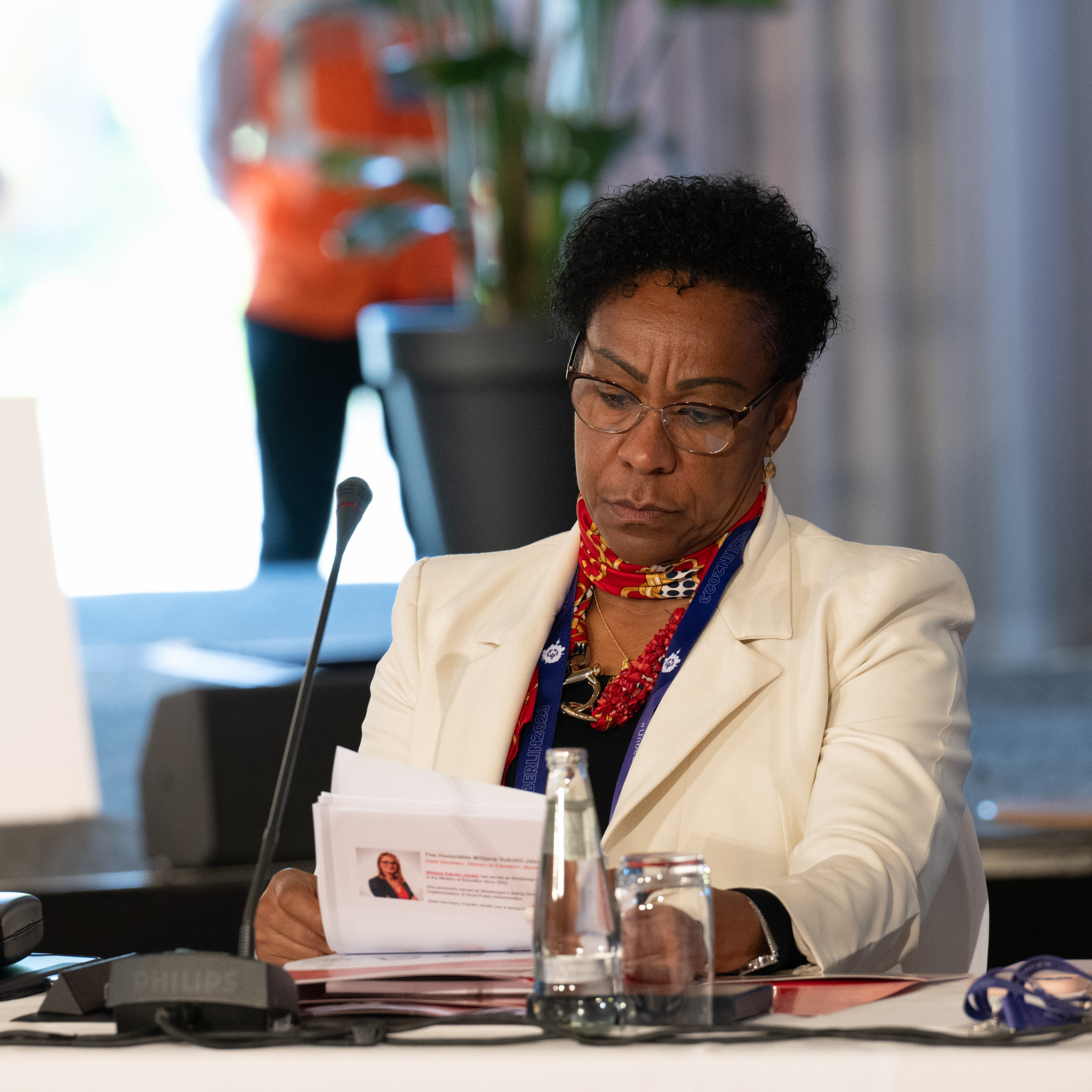 Jamaica was represented by Minister of Culture, Gender, Entertainment and Sport Olivia Grange, who underlined the private sector's role in promoting inclusion ©Ralf Kuckuck/Special Olympics Europe Eurasia