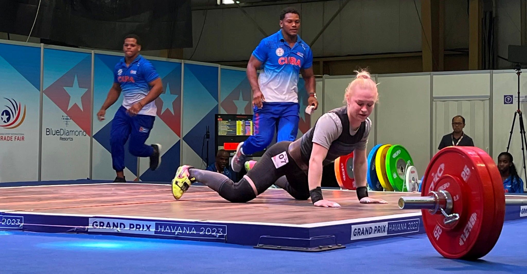 Belarus Weightlifting Federation vice-president Vitaliy Kreidic was pleased overall with his team's performance at the IWF Grand Prix, but believes lifters like Alina Shchapanava can do better ©ITG