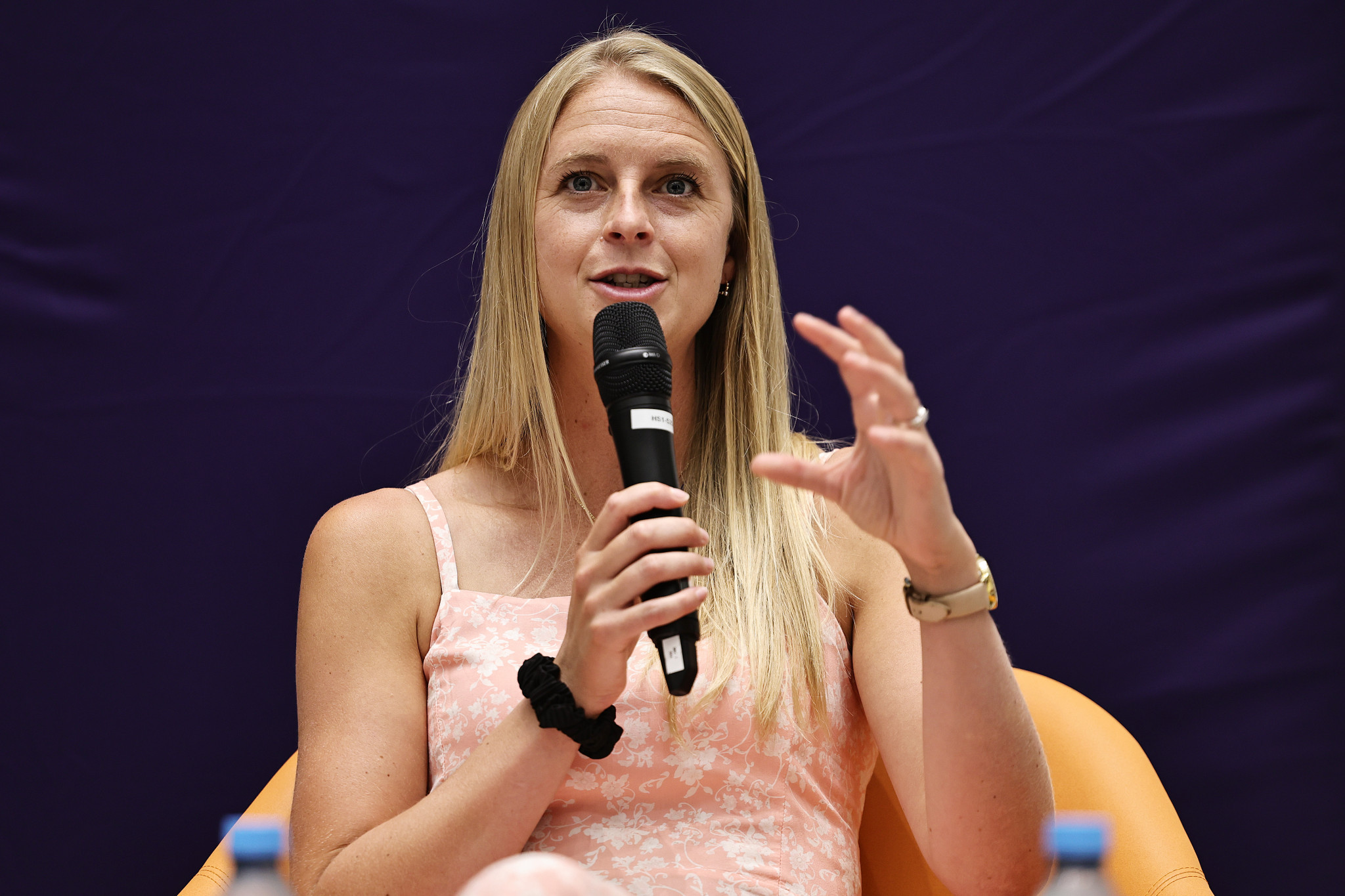 Through AI, former British athlete Hannah England is set to be the voice of 24-hour audio coverage from athletics events at the European Games ©Getty Images