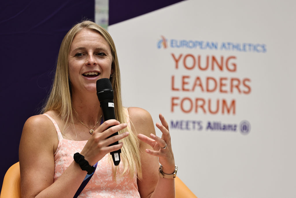 The voice of Hannah England, 2011 world 1500m silver medallist and now athletics commentator, has been cloned and will be used to supply an AI audio feed from the European Athletics Team Championships starting tomorrow in Poland ©Getty Images