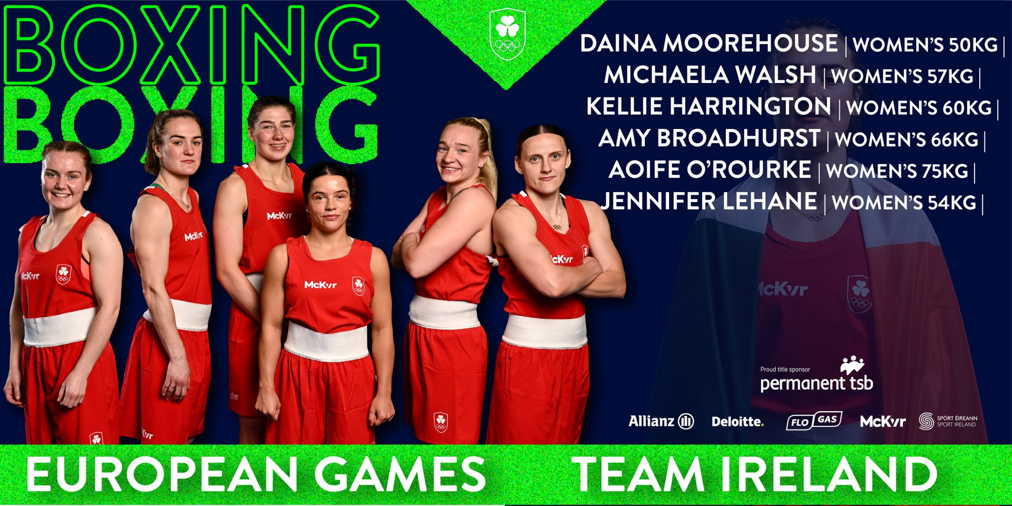 Olympic gold medallist Kellie Harrington is among the boxers selected for Ireland at the European Games ©Olympic Federation of Ireland