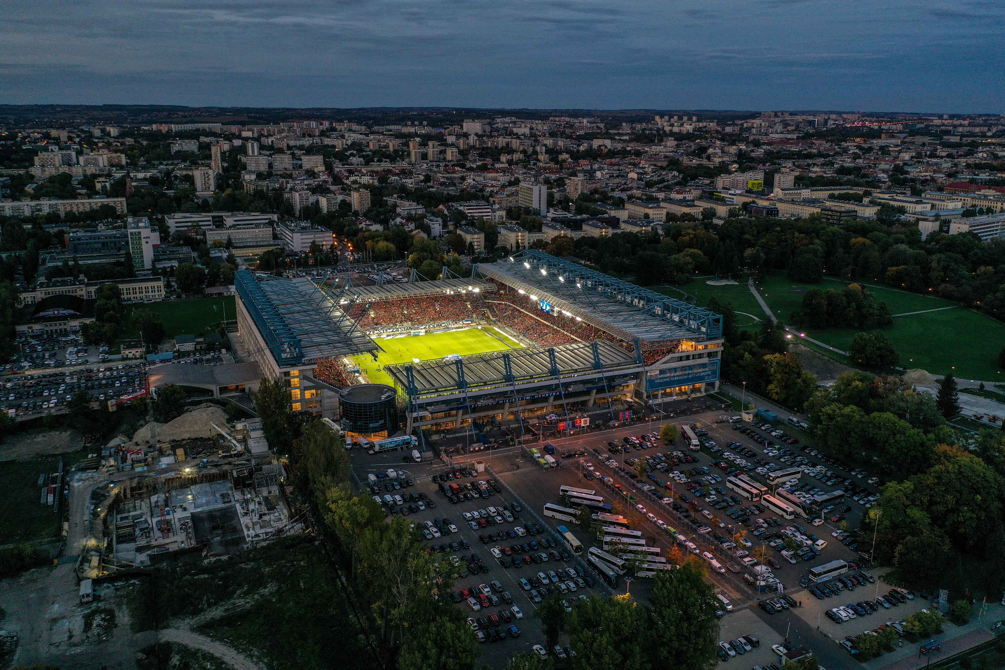 The Henryk Reyman Stadium is due to host the European Games Opening Ceremony tomorrow ©Kraków-Małopolska 2023