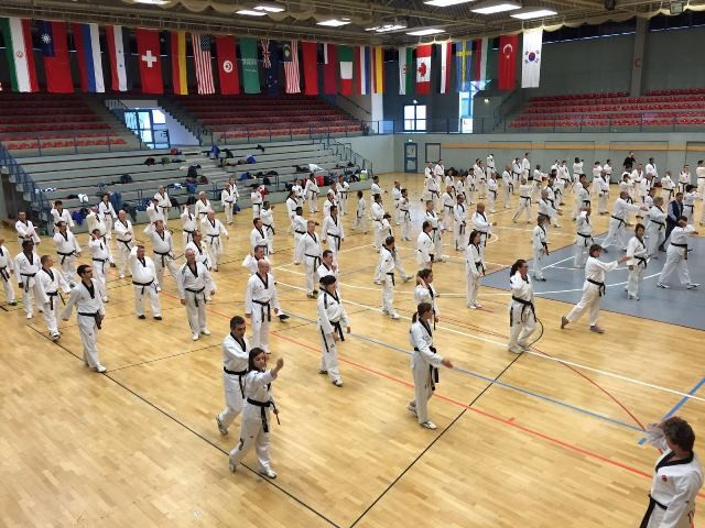 The World Taekwondo President’s Cup began at the Telekom Dome in Bonn today ©ETU