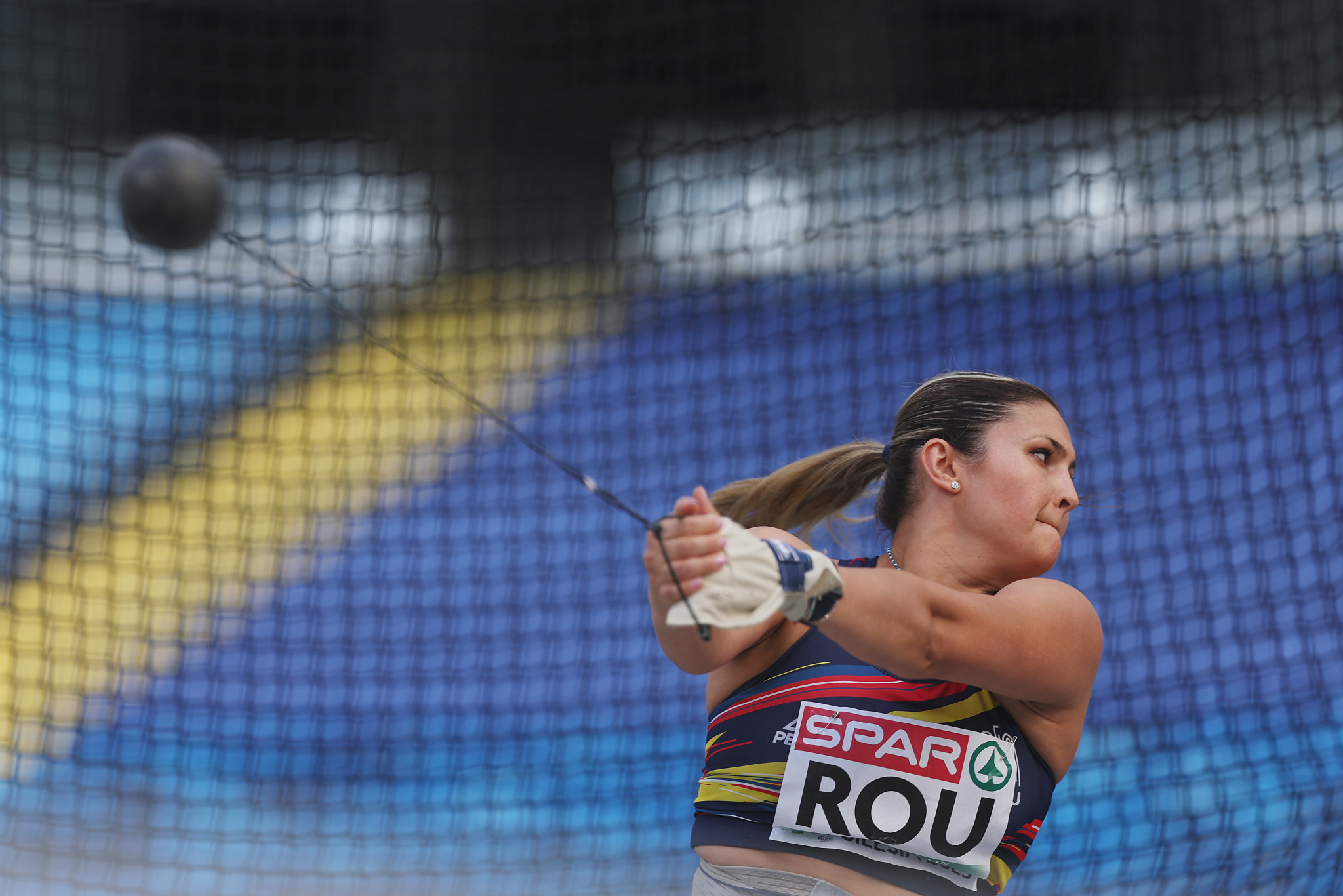 Romania's European hammer throw champion Bianca Ghelber is set to be one of its flagbearers at tomorrow's Kraków-Małopolska 2023 Opening Ceremony ©Getty Images
