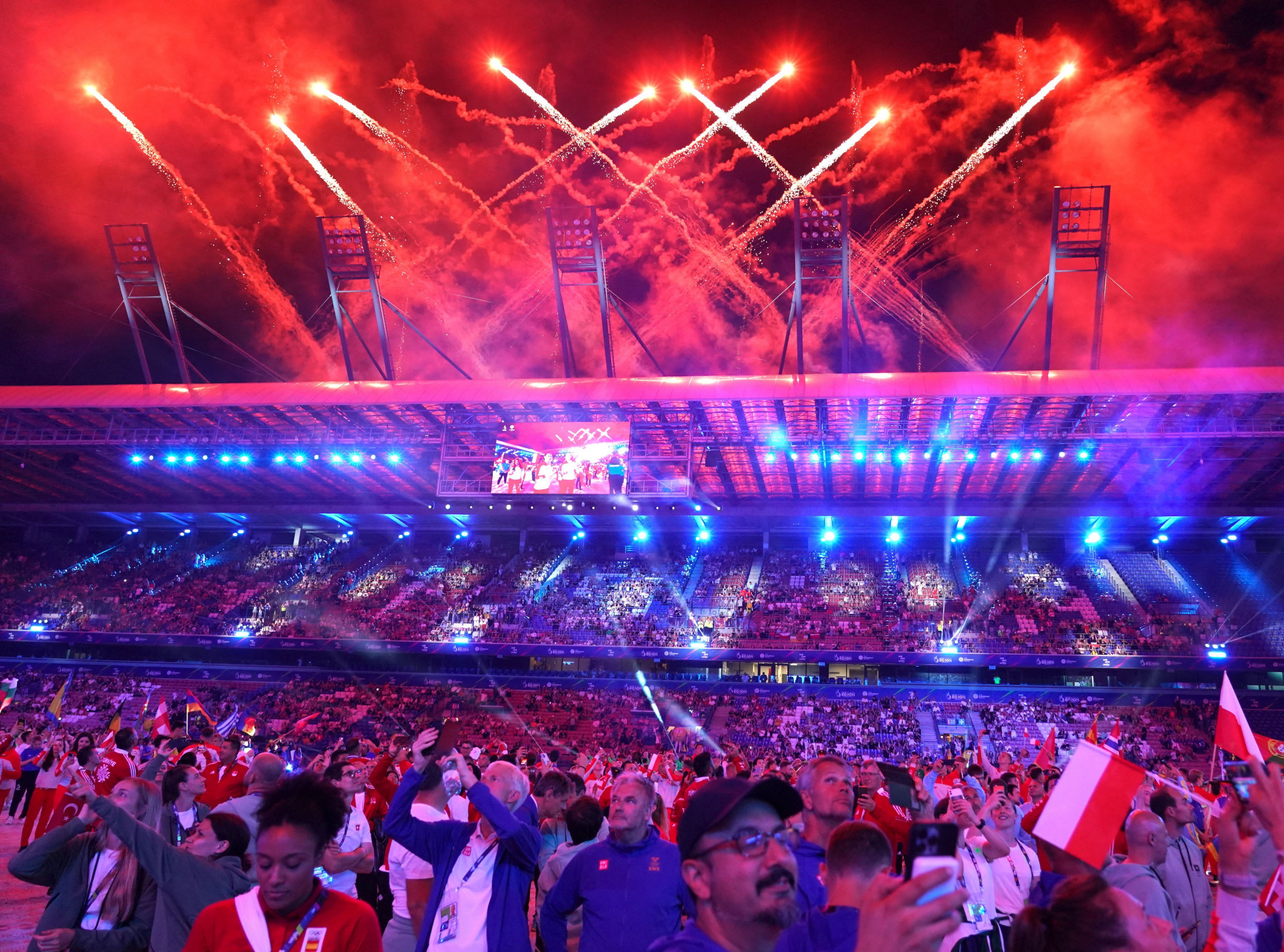 A spectacular firework display brought the Opening Ceremony to a conclusion ©Getty Images