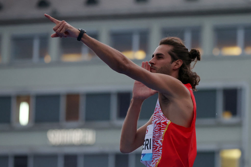 Italy's joint Olympic high jump champion Gianmarco Tamberi is a late entrant to tomorrow's 1st division competition at the European Athletics Team Championships in Silesia which forms part of the 3rd European Games ©Getty Images