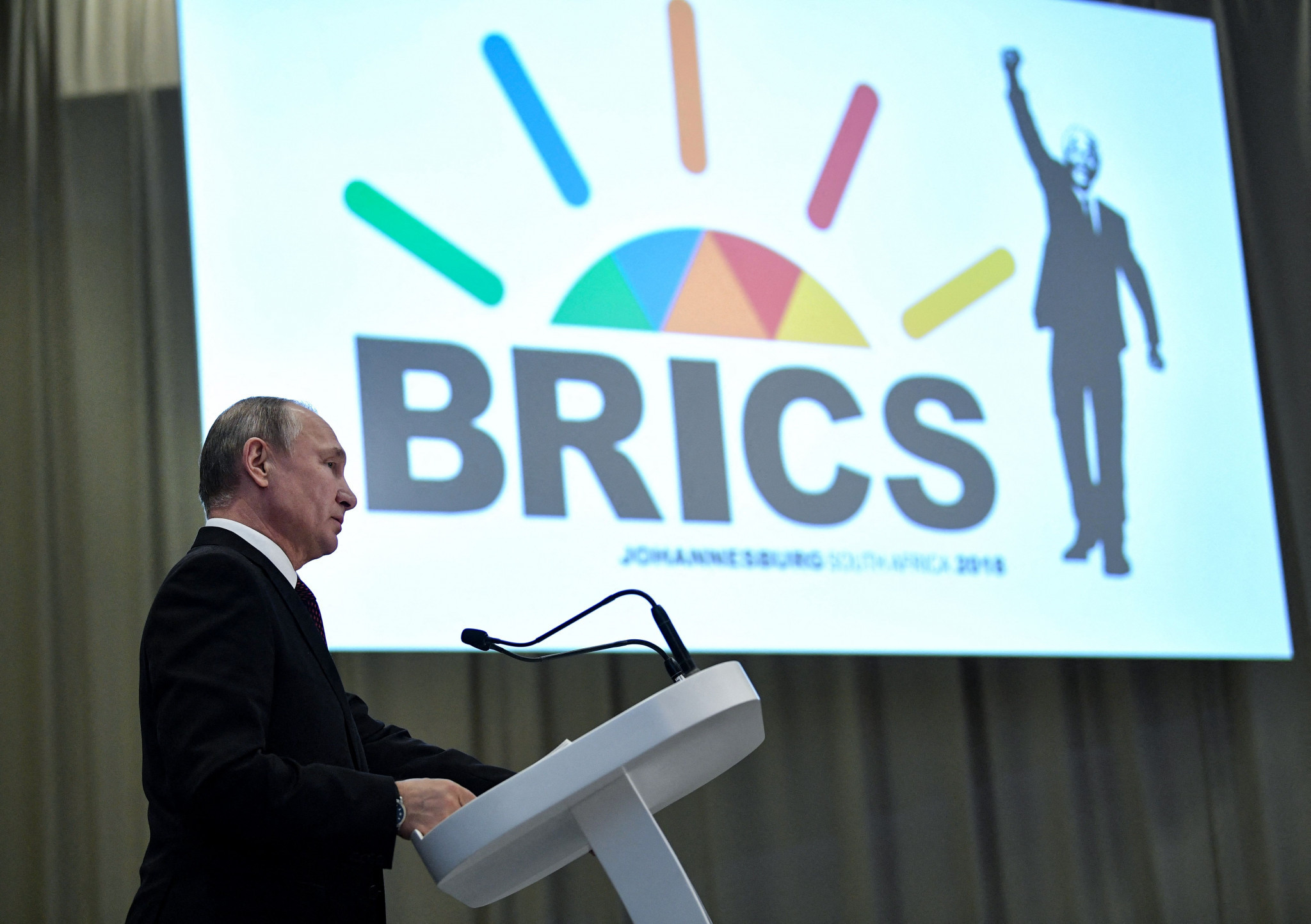 Russian President Vladimir Putin proposed the idea of staging the BRICS Games ©Getty Images