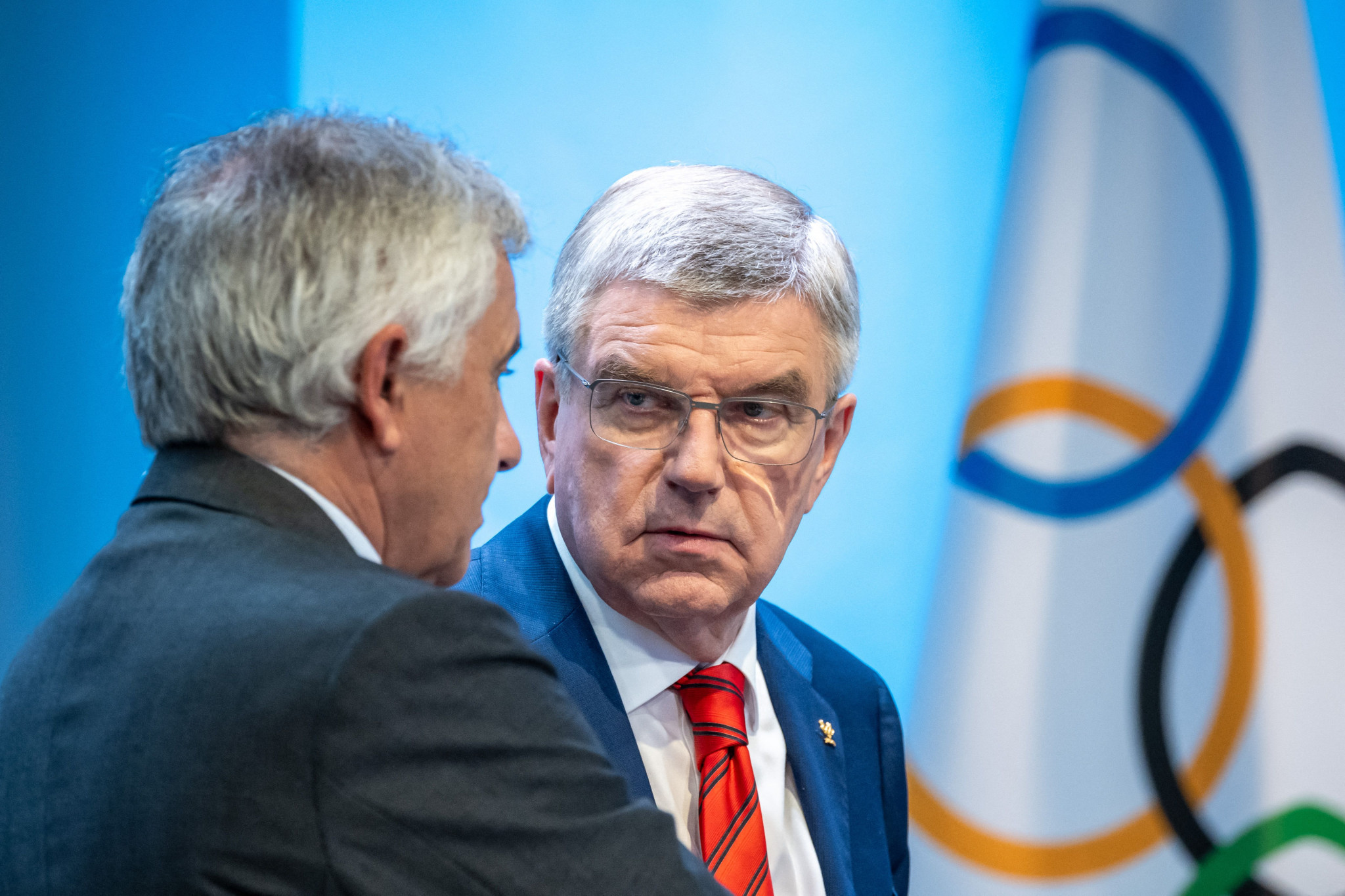 Thomas Bach at today's Extraordinary IOC Session ©IOC
