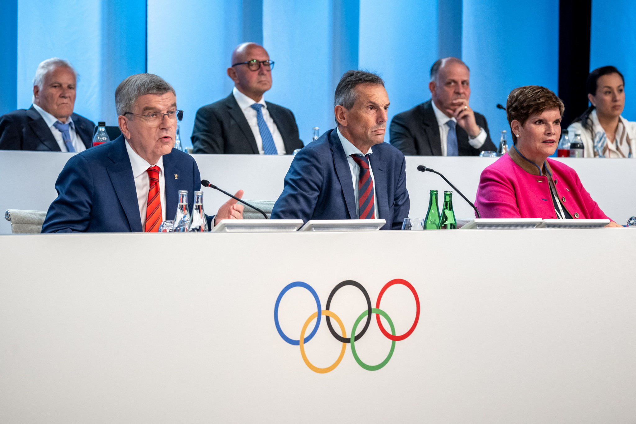 Thomas Bach fears events such as the World Friendship Games could rival the Olympics ©Getty Images
